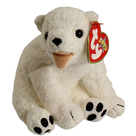 TY Beanie Baby - AURORA the Polar Bear 