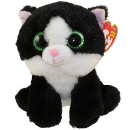 TY Beanie Baby - AVA the Black & White Cat (6 inch)