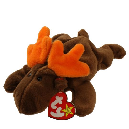 TY Beanie Baby - CHOCOLATE the Moose (9 