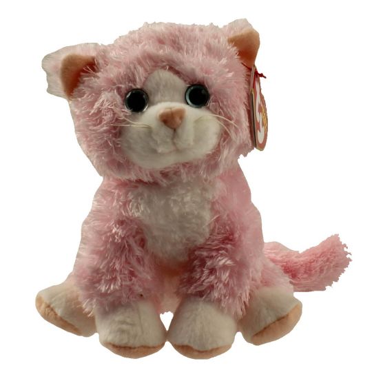 pink stuffed cat