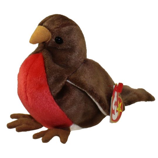 stuffed robin bird