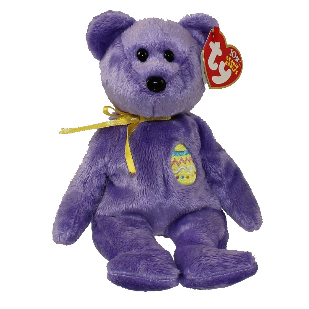 purple bear beanie baby