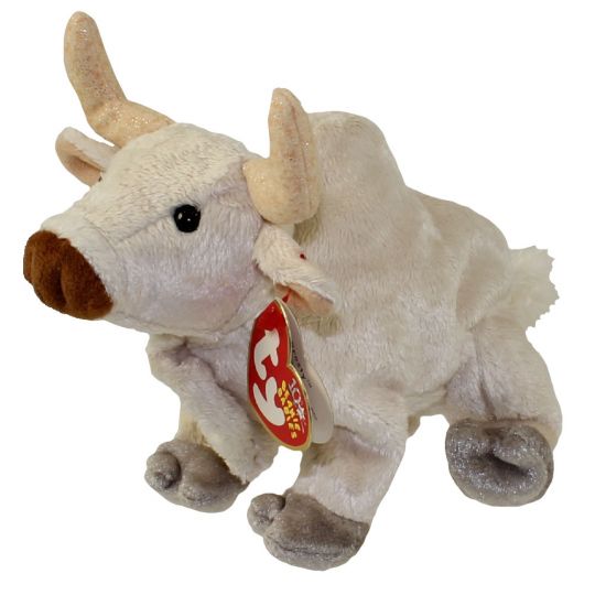 stuffed bull toy