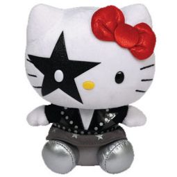 TY Beanie Baby - HELLO KITTY (KISS Starchild) (6 inch)