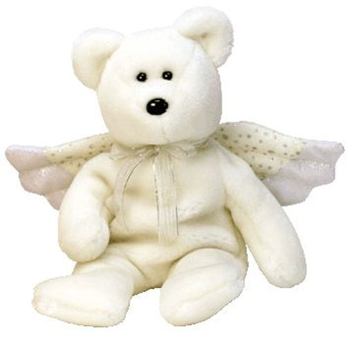 TY Beanie Baby - HERALD the Angel Bear 