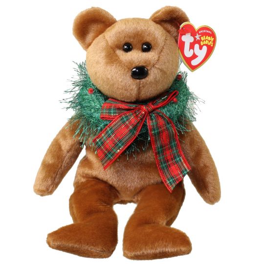 TY Beanie Baby - HOLLYDAYS the Holiday Bear (8.5 inch):  -  Toys, Plush, Trading Cards, Action Figures & Games online retail store shop  sale