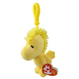 TY Beanie Baby - WOODSTOCK the Bird ( Peanuts - Plastic Key Clip ) (4 inch)