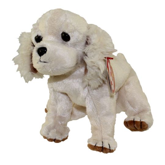 Plush laptop store dog toy