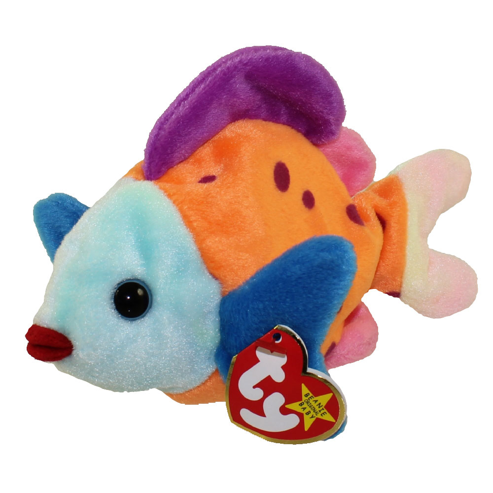 TY Beanie Baby - LIPS the Fish (8 inch 