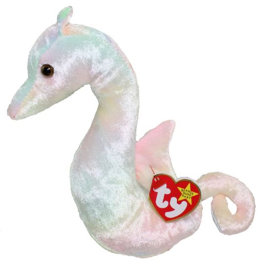 TY Beanie Baby NEON the Seahorse 7.5 inch BBToyStore