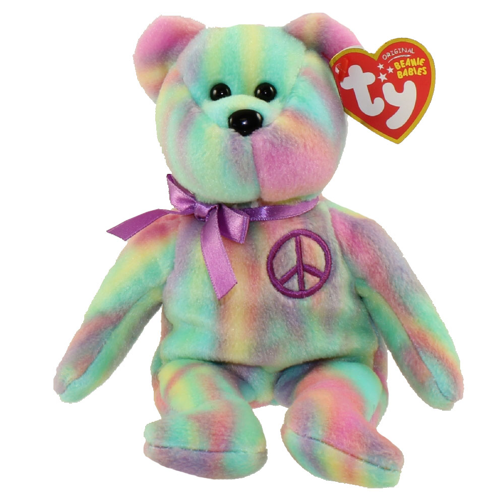 Peace ty cheap beanie baby