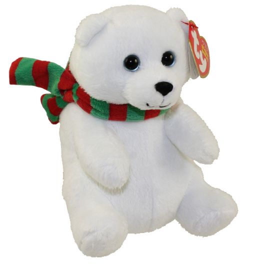 ty polar bear stuffed animal