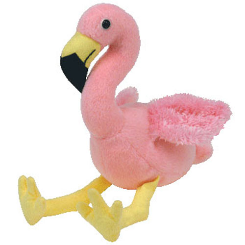 flamingo stuffed animal ty