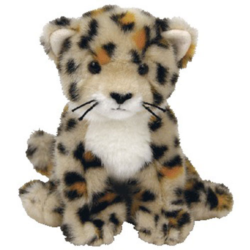 Basic Leopard Baby Beanie Beige
