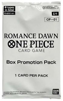 Bandai One Piece Trading Cards - Romance Dawn OP-01 - BOX  PROMOTION PACK (1 Card per pack)