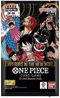 Bandai One Piece Trading Cards - Emperors in the New World OP-09 - BOOSTER PACK [12 Cards]