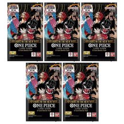 Bandai One Piece Trading Cards - Emperors in the New World OP-09 - BOOSTER PACKS [5 Pack Lot]