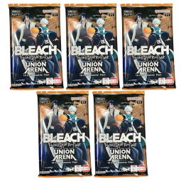 Union Arena English TCG - BLEACH [Thousand-Year Blood War] UE01BT - BOOSTER PACKS [5 Pack Lot]