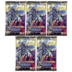 Digimon English Trading Card Game - Infernal Ascension EX06 - BOOSTER PACKS [5 Pack Lot]