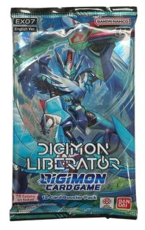 Digimon English Trading Card Game - Digimon Liberator EX07 - BOOSTER PACK [12 Cards]