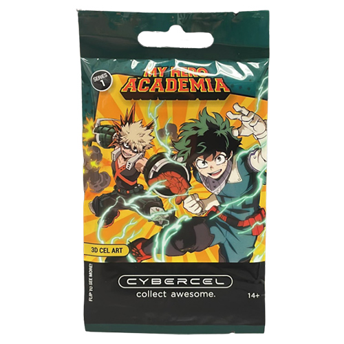 My Hero Academia Series 1 Cybercel 3D Cel Art Cards - BOOSTER PACK (3 ...