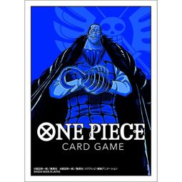 Bandai One Piece Trading Card Supplies - Deck Protectors - CROCODILE (Blue)(70 Sleeves)