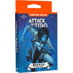 Universus Attack On Titan Battle For Humanity CCG Clash Deck - MIKASA [61-Card Ready-To-Play Deck]