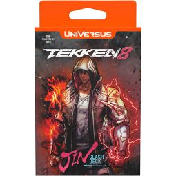 Universus Tekken 8 CCG Clash Deck - JIN [61-Card Ready-To-Play Deck]