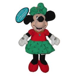 Disney Bean Bag Plush - DECEMBER BIRTHSTONE MINNIE WITH NECKLACE (Mickey Mouse)(10 inch)