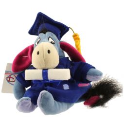 Disney Bean Bag Plush - GRADUATION EEYORE (Winnie the Pooh) (9 inch)