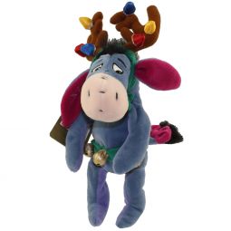 Disney Bean Bag Plush - REINDEER EEYORE (Winnie the Pooh)(10 inch)