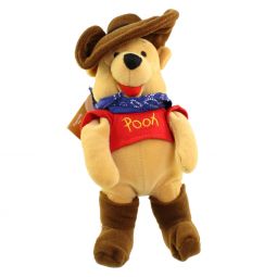 Disney Bean Bag Plush - COWBOY POOH (Winnie the Pooh) (9 inch)