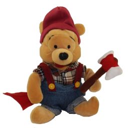 Disney Bean Bag Plush - FLANNEL POOH (Winnie the Pooh)(8 inch)