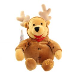 Disney Bean Bag Plush - REINDEER POOH 1999 (Winnie the Pooh) (10 inch)