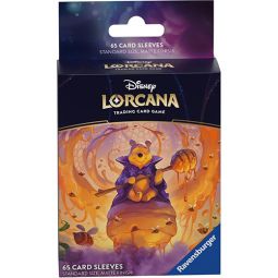 Disney Lorcana TCG Supplies - Deck Protectors - WINNIE THE POOH [65 Standard Card Sleeves]