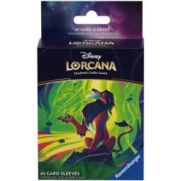 Disney Lorcana TCG Supplies - Deck Protectors - SCAR [The Lion King][65 Standard Card Sleeves]