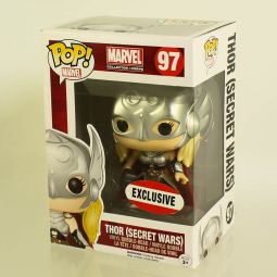 Funko POP! Marvel Collector Corps Vinyl Bobble Figure - THOR (Secret Wars) #97 (Excl) *NON-MINT BOX*