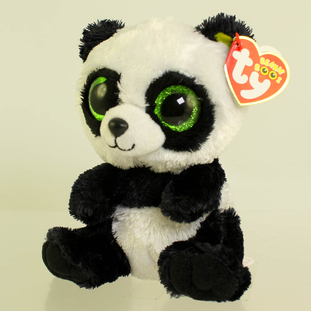 TY Beanie Boos - BAMBOO the Panda (Glitter Eyes) (Regular Size - 6 inch) *NON-MINT*