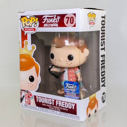 Funko POP Vinyl Figure TOURIST FREDDY 70 Hollywood Store Exclusive NON MINT BOX