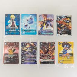 Digimon Trading Cards - Lot of 8 Box Topper Promo Cards