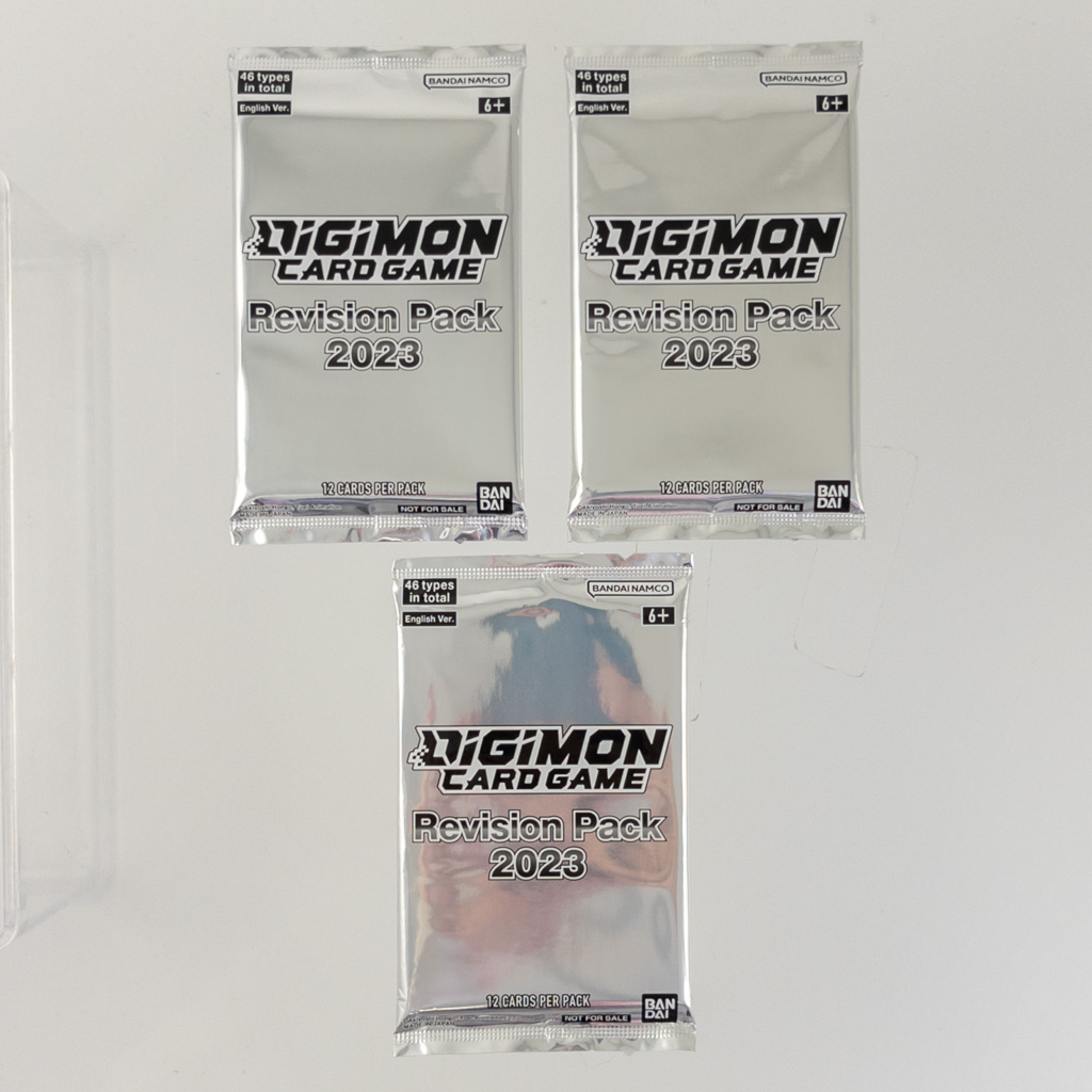 Digimon Trading Cards - Lot of 3 Revision Packs 2023