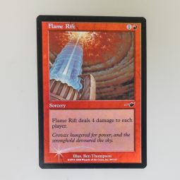 Magic the Gathering Card - Nemesis 80/142 - FLAME RIFT (Foil) *NM - Lightly Played*