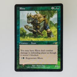 Magic the Gathering Card - Nemesis 112a/143 - RHOX (Foil) *NM - Lightly Played*