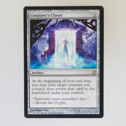 Magic the Gathering Card - Commander 2013 239/356 CONJURER'S CLOSET *NM - Played*