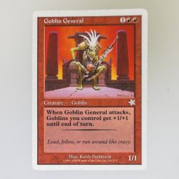 Magic the Gathering Card - Starter Series 101/173 - GOLBIN GENERAL *NM - Played*