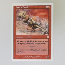 Magic the Gathering Card - Starter Series 106/173 - GOLBIN SETTLER *NM - Played*