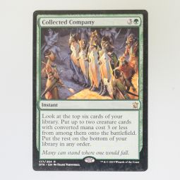 Magic the Gathering Card - Dragons of Tarkir 177/264 - COLLECTED COMPANY *Non-Mint - Heavy Played*