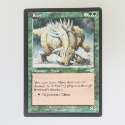 Magic the Gathering Card - Nemesis 112/143 - RHOX *NM - Played*