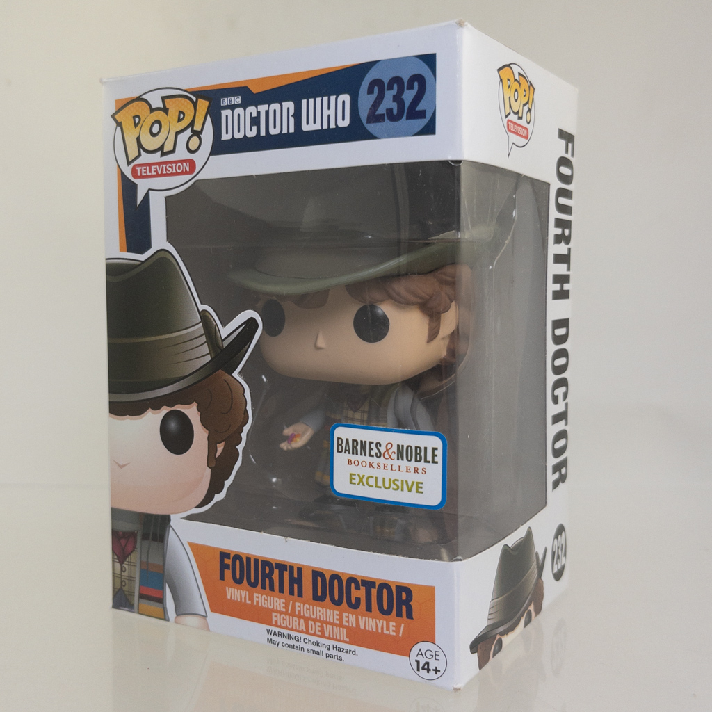 Funko POP! TV - Doctor Who Vinyl Figure - FOURTH DOCTOR (Jelly Beans) #232 (Excl) *NON-MINT*