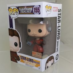 Funko POP! Marvel Guardians of the Galaxy Vinyl Bobble - STAR-LORD (Mixed Tape) #155 (Excl) *NM*